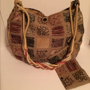 Handmade Tote From Repurposed Textiles